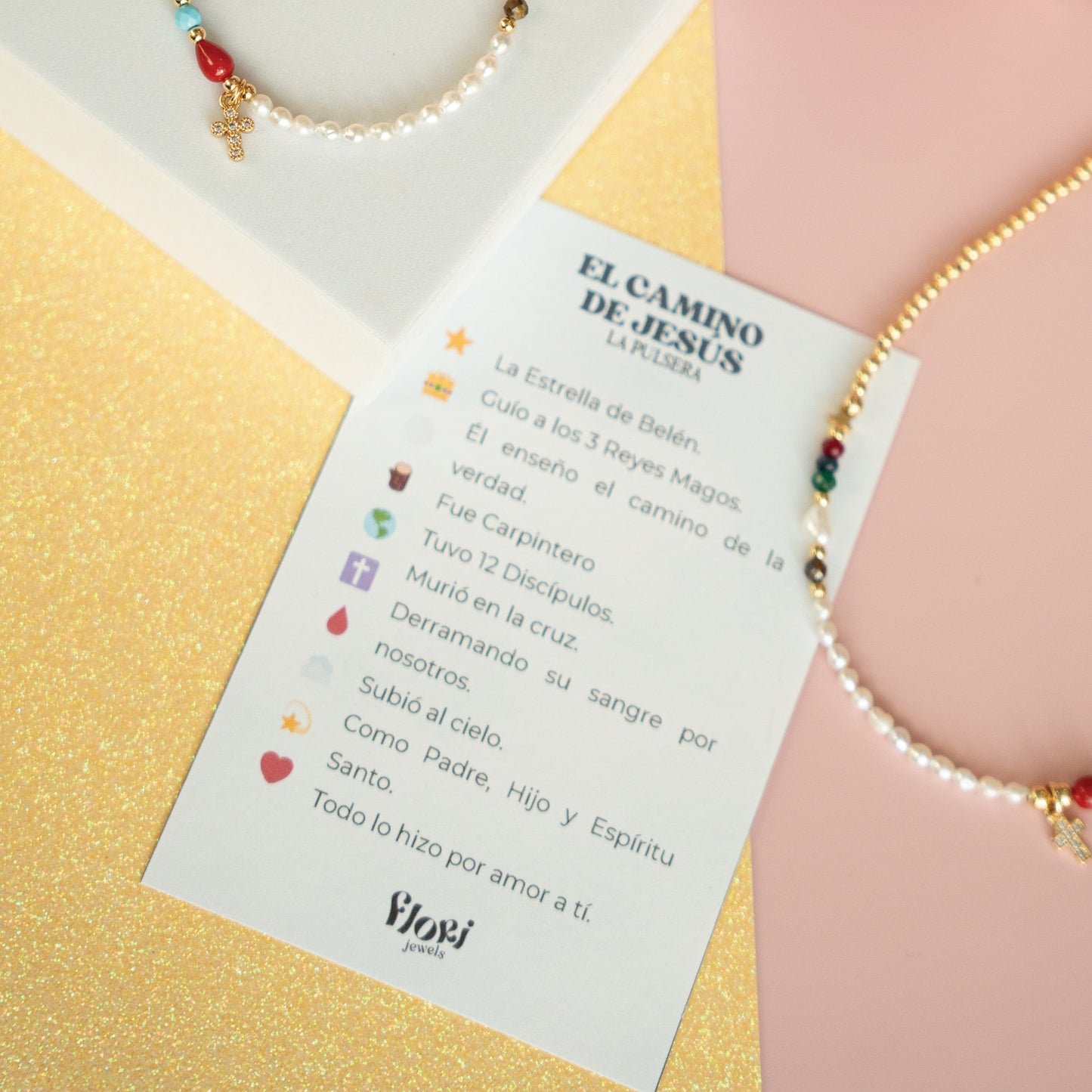 Bundle - El Camino de Jesús Pulsera y Aretes