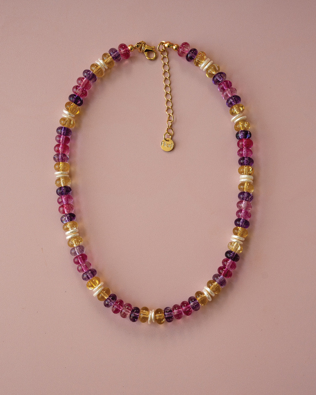 Pink Quartz Necklace