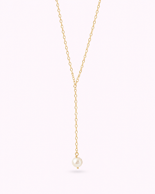 Pearl Lariat Necklace