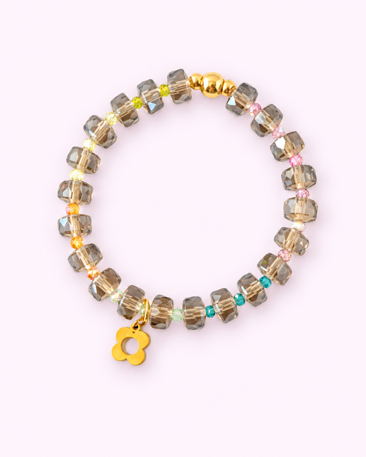 Cristal Pewter Pulsera