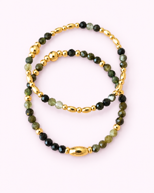 Semi-Precious Tourmaline Bracelets