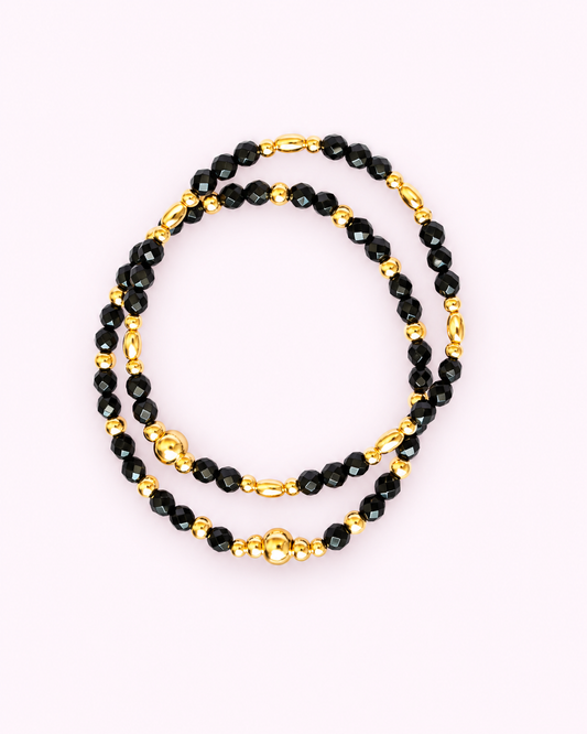 Semi-Precious Onyx Bracelet