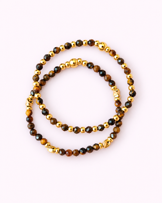 Semi-Precious Tiger's Eye Bracelets