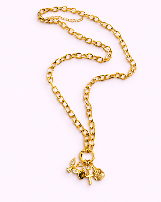 Dios Contigo Siempre Necklace