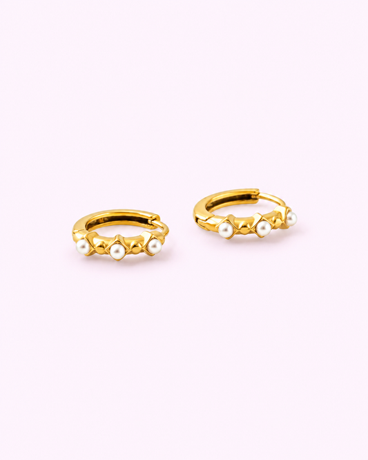 Perlas Mini Hoops 💧