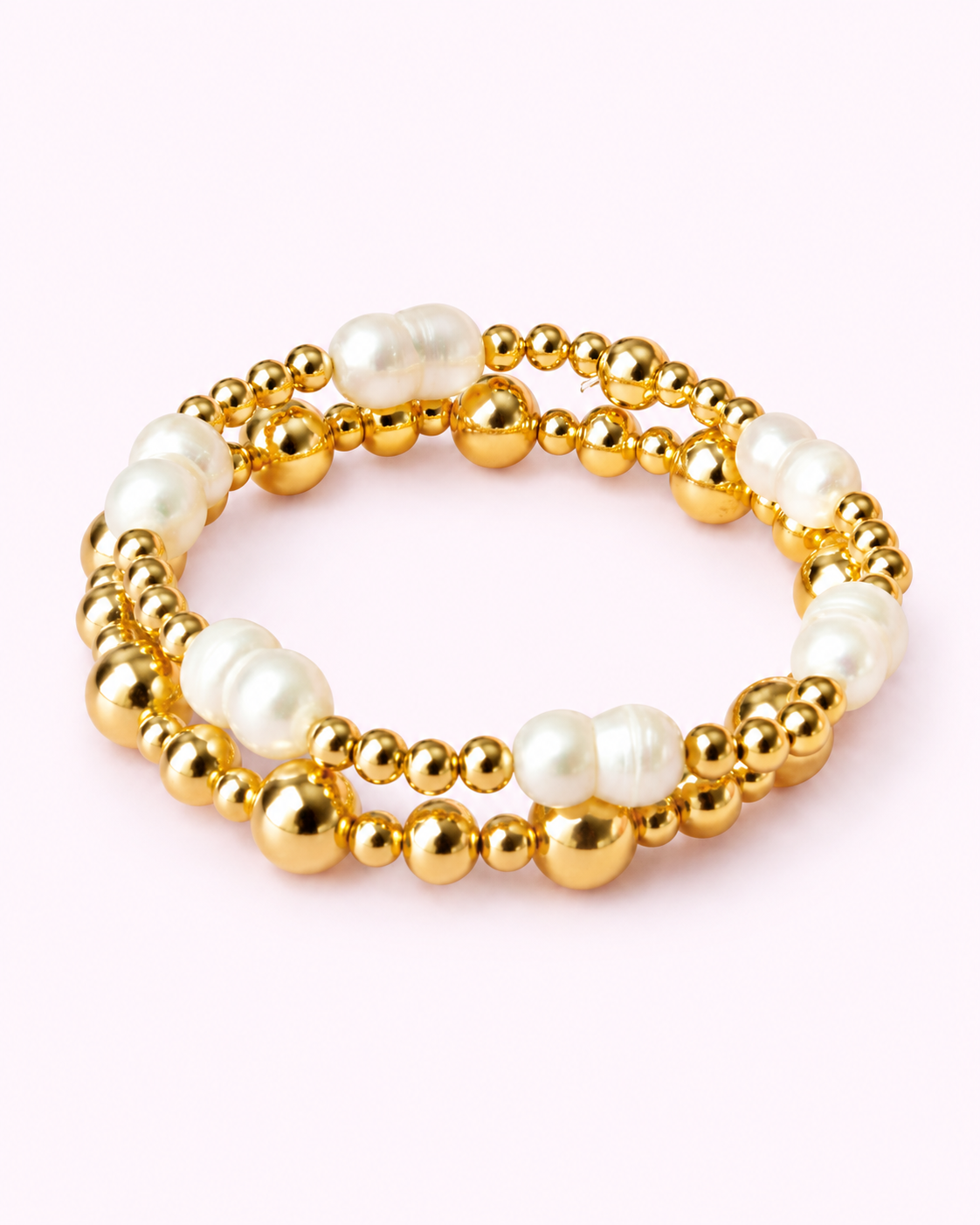Pearl Bracelet Duo