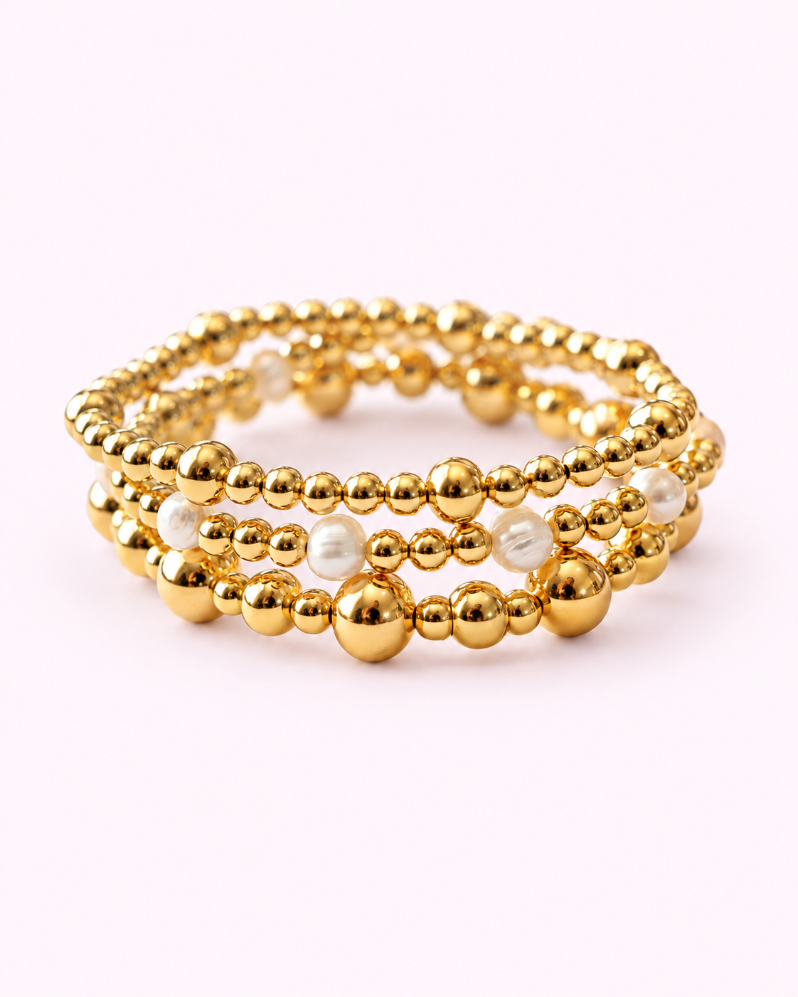 Trio Golden Bracelets