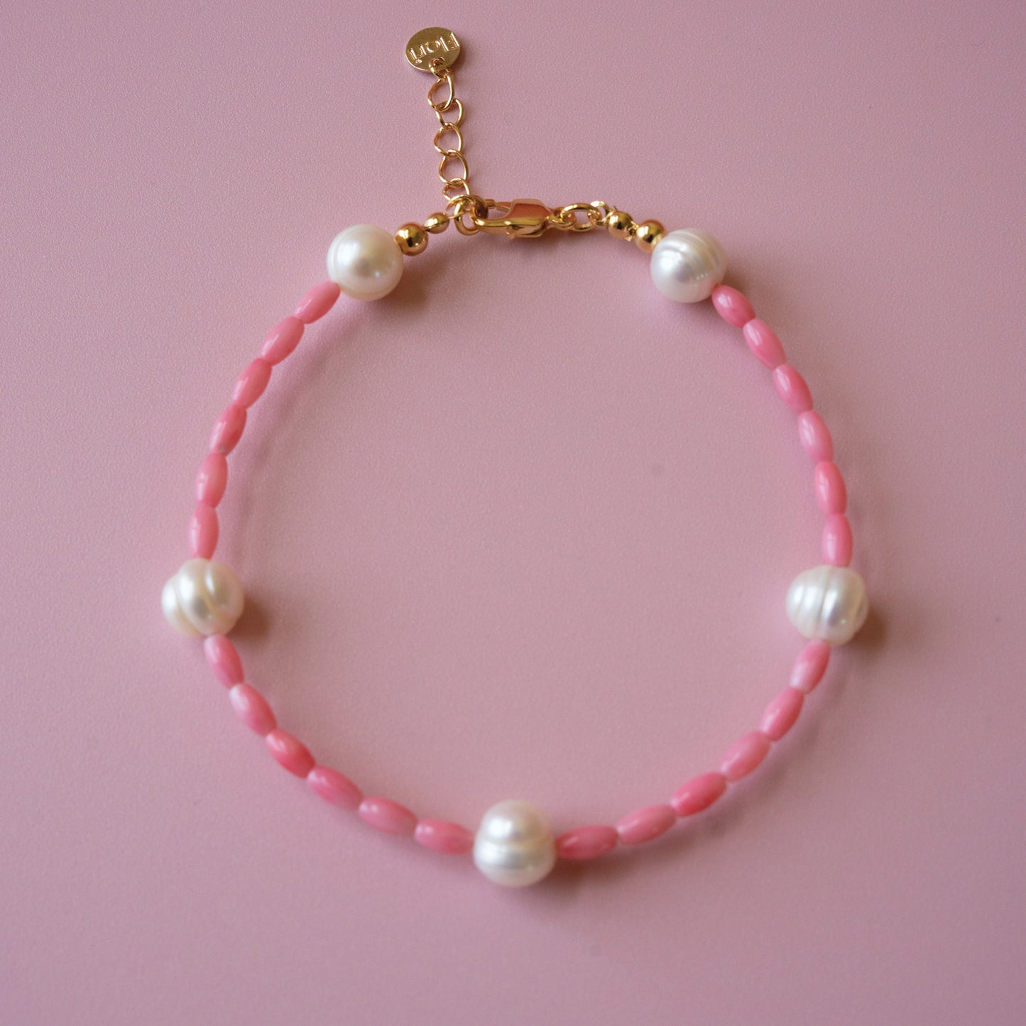 Corales Rosa Tobillera | Anklet