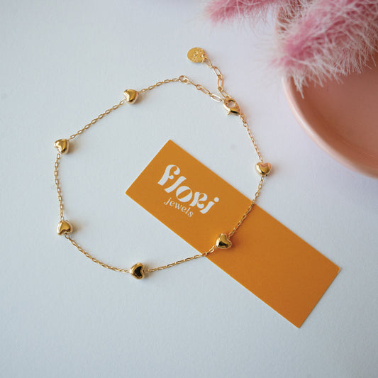 Seis Corazones | Tobillera Anklets