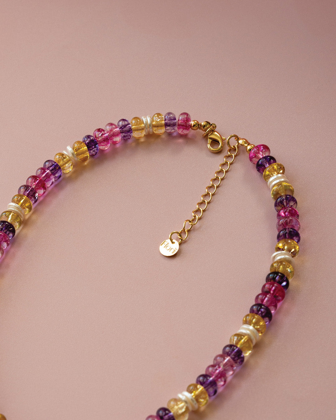 Pink Quartz Necklace