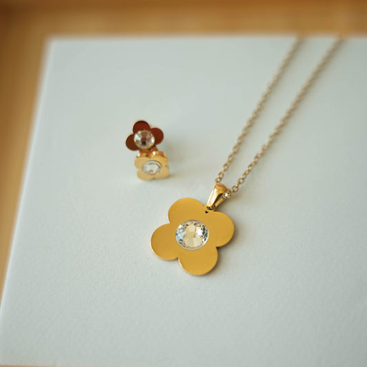 Florece - Collar y Arete BUNDLE