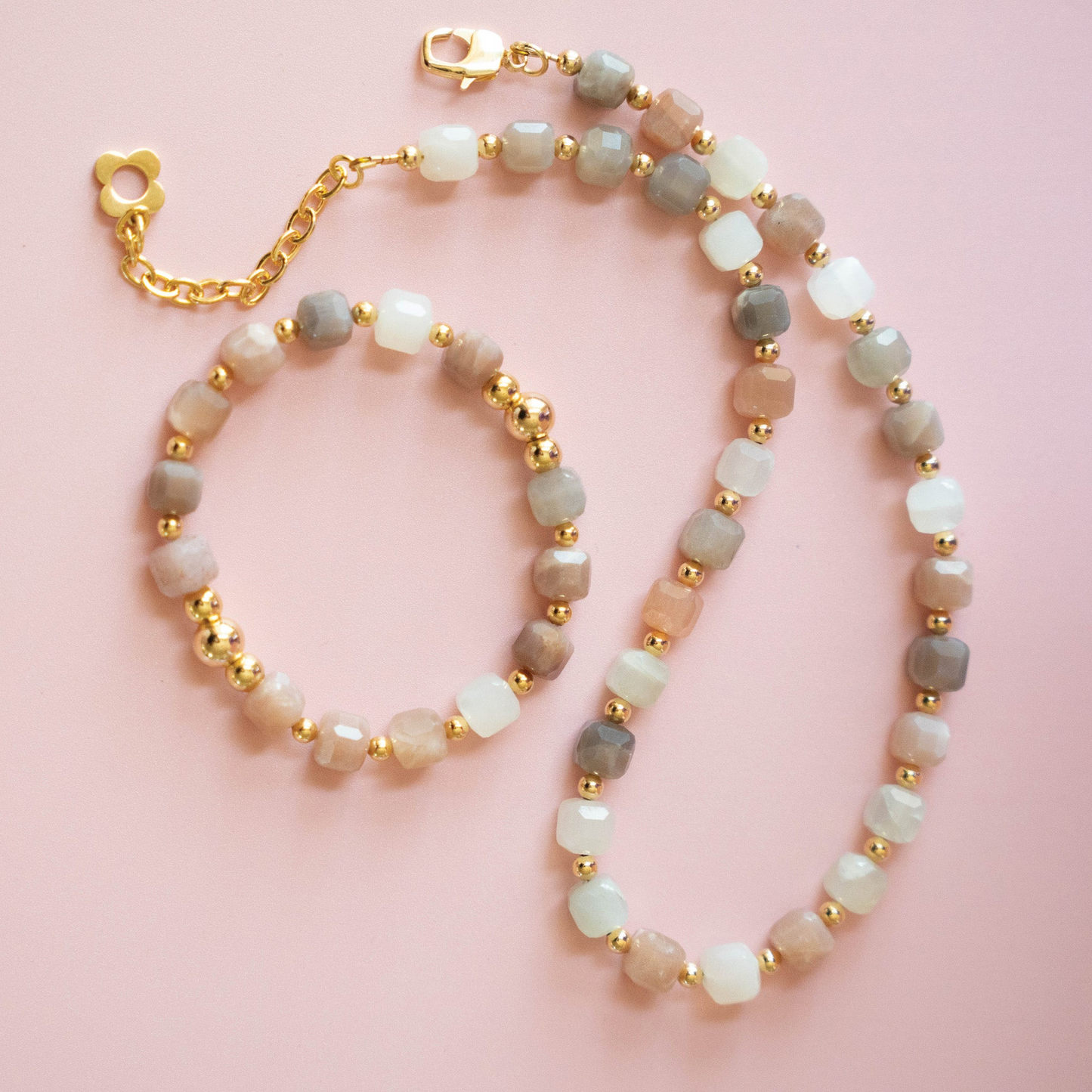 Moonstone Janice (Collar + Pulsera)