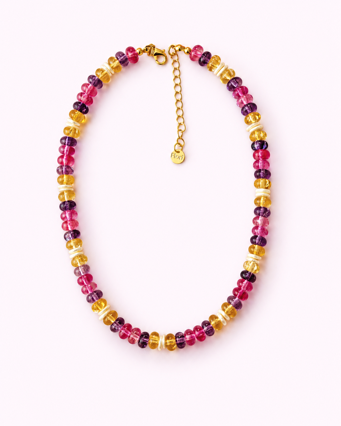 Pink Quartz Necklace