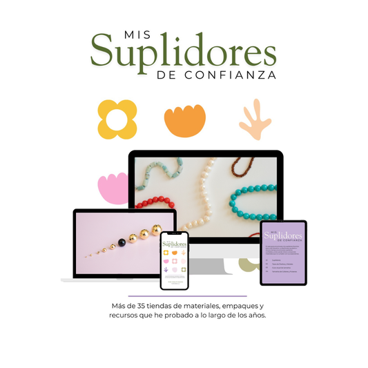 Mis Suplidores de Confianza (Descarga Digital Inmediata)