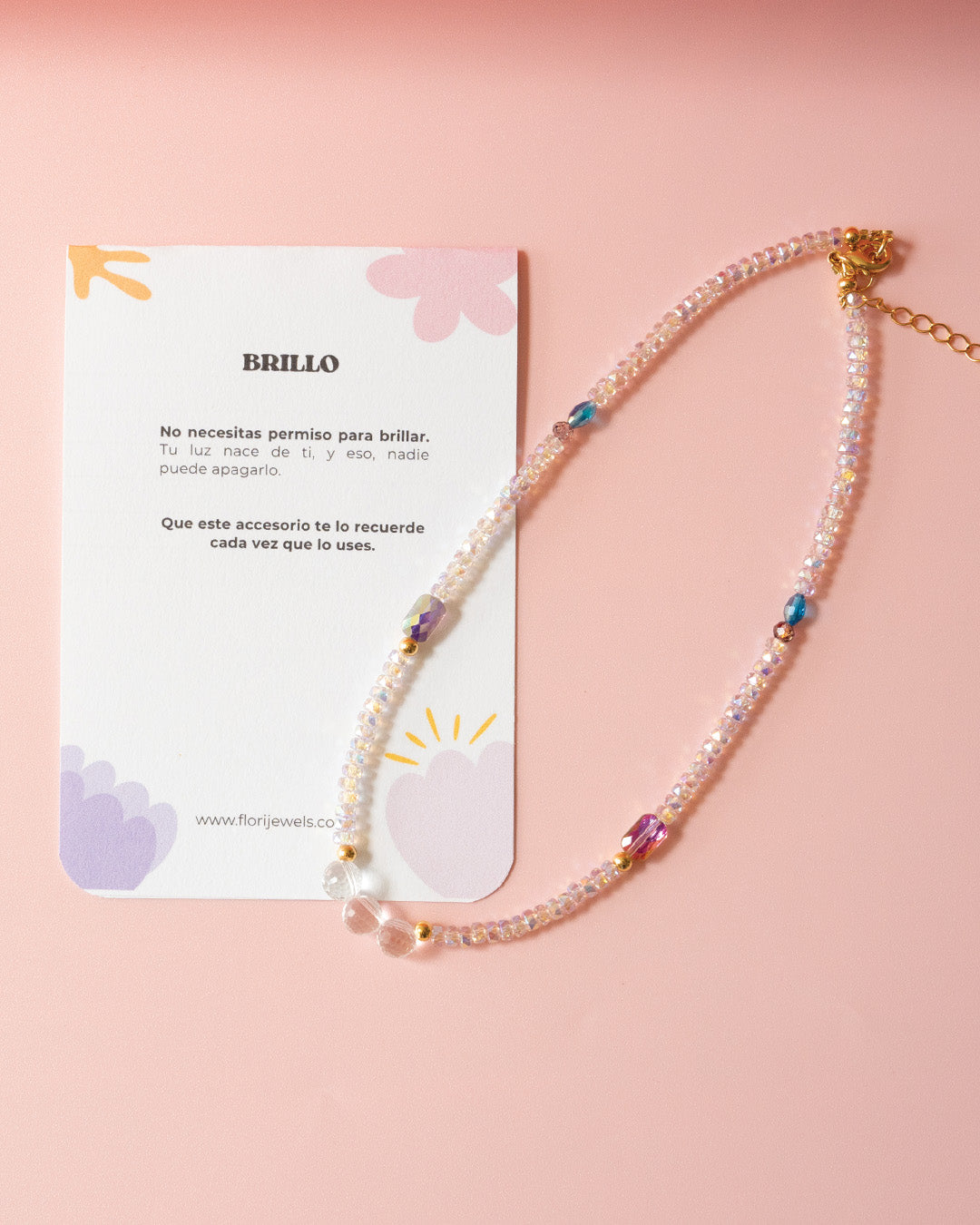 Brillo Tornasol Choker