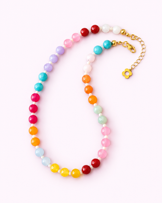 Colorful Jade Necklace