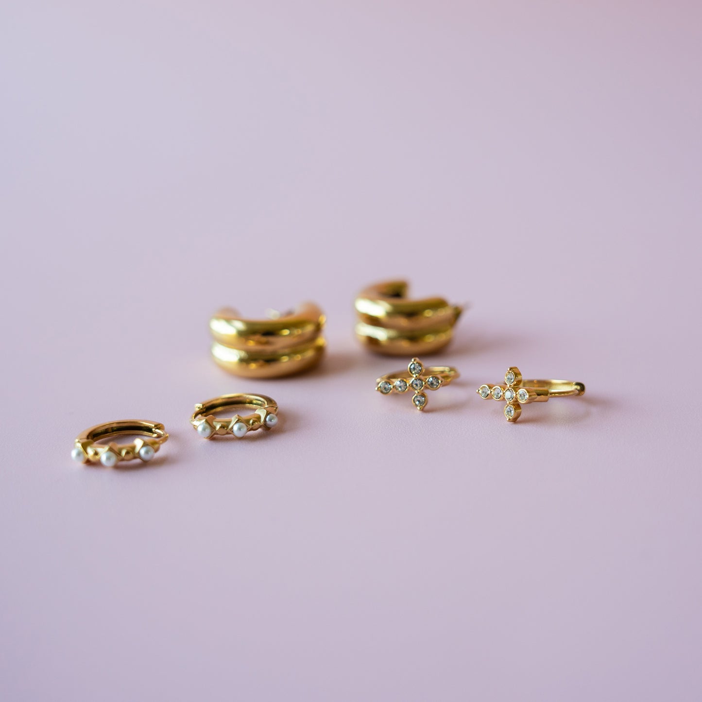 Perlas Mini Hoops 💧