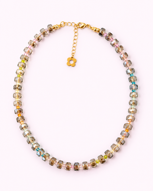 Brillo Ombre Pewter Choker